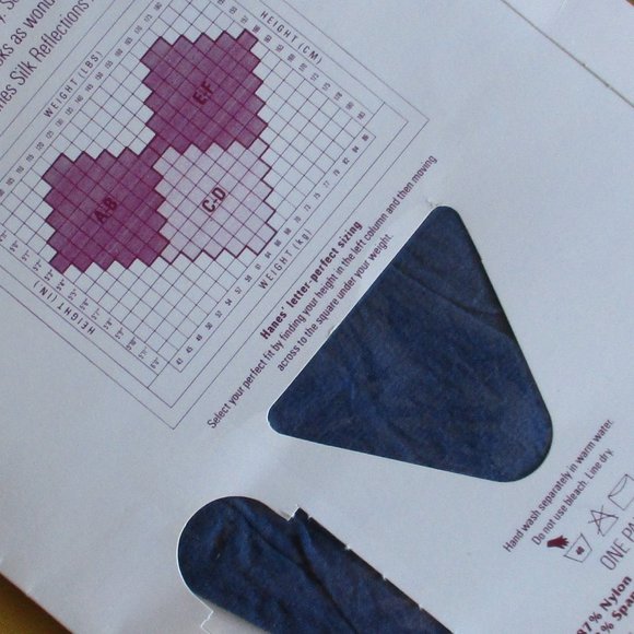 HANES SILK REFLECTIONS VINTAGE PANTYHOSE BUNDLE - 2 - Picture 6 of 8